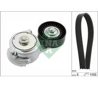 Multi-ribbed V-belt kit 529 0011 10 INA for FIAT PUNTO PUNTO Hatchback Van STILO