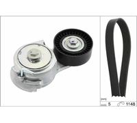 Multi-ribbed V-belt kit 529 0013 10 INA for FIAT ALFA ROMEO OPEL ABARTH FORD