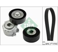 Multi-ribbed V-belt kit 529 0018 10 INA for CITROËN PEUGEOT
