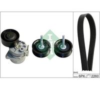 Multi-ribbed V-belt kit 529 0115 10 INA for MERCEDES-BENZ C-CLASS T-Model CLK