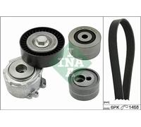Multi-ribbed V-belt kit 529 0156 10 INA for PEUGEOT CITROËN FIAT