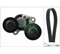 Multi-ribbed V-belt kit 529 0206 10 INA for BMW X3 5 5 Touring 6 Convertible X5