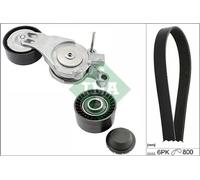 Multi-ribbed V-belt kit 529 0213 10 INA for FORD CITROËN PEUGEOT MAZDA VOLVO