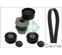 Multi-ribbed V-belt kit 529 0284 10 INA for RENAULT DACIA MERCEDES-BENZ NISSAN