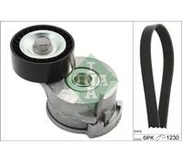 Multi-ribbed V-belt kit 529 0292 10 INA for CITROËN PEUGEOT OPEL