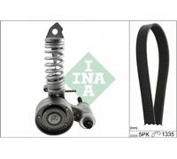 Multi-ribbed V-belt kit 529 0295 10 INA for OPEL CHEVROLET