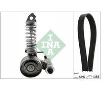 Multi-ribbed V-belt kit 529 0297 10 INA for OPEL CORSA D MERIVA A MPV CORSA B