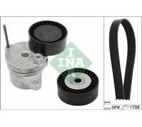 Multi-ribbed V-belt kit 529 0310 10 INA for PEUGEOT CITROËN OPEL