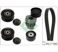 Multi-ribbed V-belt kit 529 0316 10 INA for RENAULT DACIA MERCEDES-BENZ NISSAN