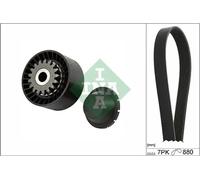 Multi-ribbed V-belt kit 529 0318 10 INA for RENAULT WIND MODUS / GRAND MODUS
