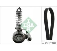 Multi-ribbed V-belt kit 529 0326 10 INA for OPEL CHEVROLET