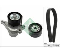 Multi-ribbed V-belt kit 529 0355 10 INA for OPEL NISSAN RENAULT