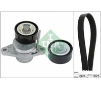 Multi-ribbed V-belt kit 529 0366 10 INA for DACIA RENAULT LADA