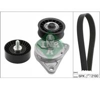 Multi-ribbed V-belt kit 529 0385 10 INA for FORD FOCUS I FOCUS I Saloon MAVERICK