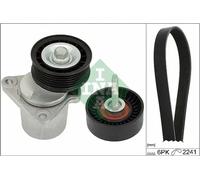 Multi-ribbed V-belt kit 529 0387 10 INA for FORD S-MAX GALAXY II