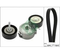 Multi-ribbed V-belt kit 529 0395 10 INA for FORD VOLVO