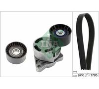 Multi-ribbed V-belt kit 529 0433 10 INA for OPEL RENAULT NISSAN