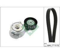 Multi-ribbed V-belt kit 529 0478 10 INA for ABARTH 500 / 595 / 695