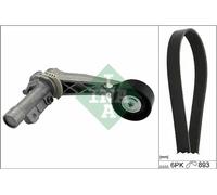 Multi-ribbed V-belt kit 529 0503 10 INA for MINI CITROËN PEUGEOT DS OPEL
