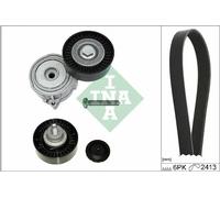Multi-ribbed V-belt kit 529 0509 10 INA for AUDI A6 C6 A4 B7 A4 B7 Avant