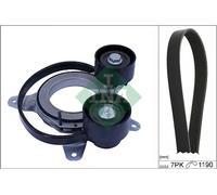 Multi-ribbed V-belt kit 529 0547 10 INA for VOLVO XC90 II XC60 II S90 II S60 III