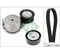 Multi-ribbed V-belt kit 529 0562 10 INA for FORD FIESTA VII FOCUS IV Saloon PUMA