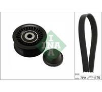 Multi-ribbed V-belt kit 529 0585 10 INA for RENAULT NISSAN DACIA