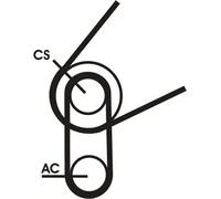 CONTITECH 5PK716 ELAST T1 V-Ribbed Belt Set