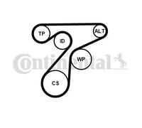 CONTITECH 6PK1345K3 V-Ribbed Belt Set