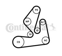 Contitech 7pk1970 K1 Continental Multi V Belt Kit