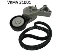 Multi-ribbed V-belt kit VKMA 31001 SKF for VW SEAT FORD AUDI SKODA