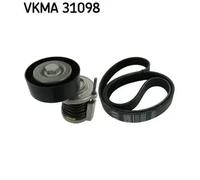 Multi-ribbed V-belt kit VKMA 31098 SKF for VW SEAT SKODA AUDI
