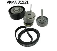 Multi-ribbed V-belt kit VKMA 31121 SKF for SEAT SKODA VW