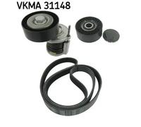Multi-ribbed V-belt kit VKMA 31148 SKF for VW TRANSPORTER / CARAVELLE Mk V Bus