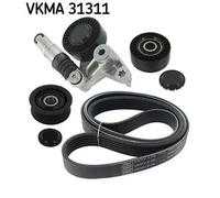 Multi-ribbed V-belt kit VKMA 31311 SKF for AUDI A4 B7 A4 B7 Avant A6 C6