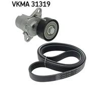 Multi-ribbed V-belt kit VKMA 31319 SKF for AUDI VW