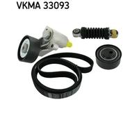 Multi-ribbed V-belt kit VKMA 33093 SKF for PEUGEOT CITROËN