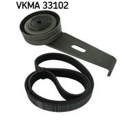 SKF VKMA 33102 V-Ribbed Belt Set