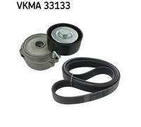 Multi-ribbed V-belt kit VKMA 33133 SKF for PEUGEOT CITROËN FIAT LANCIA