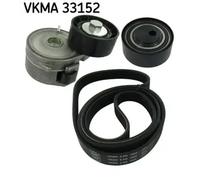 Multi-ribbed V-belt kit VKMA 33152 SKF for CITROËN PEUGEOT FIAT