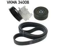 SKF VKMA 34008 V-Ribbed Belt Set