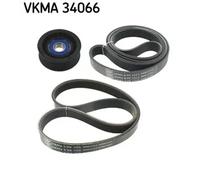 Multi-ribbed V-belt kit VKMA 34066 SKF for FORD C-MAX FOCUS II FOCUS II Saloon