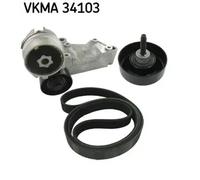 SKF VKMA 34103 V-Ribbed Belt Set