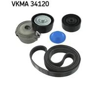 SKF VKMA 34120 V-Ribbed Belt Set