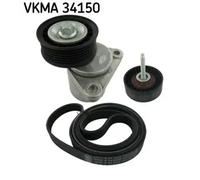 Multi-ribbed V-belt kit VKMA 34150 SKF for FORD MONDEO Mk III Saloon MONDEO III