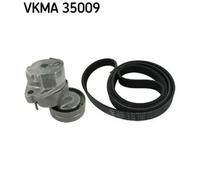 Multi-ribbed V-belt kit VKMA 35009 SKF for OPEL VECTRA A VECTRA A Hatchback