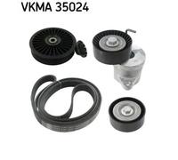 Multi-ribbed V-belt kit VKMA 35024 SKF for OPEL ASTRA J Sports Tourer ASTRA J