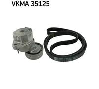 Multi-ribbed V-belt kit VKMA 35125 SKF for OPEL ASTRA F Saloon ASTRA F Hatchback