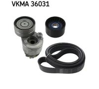 Multi-ribbed V-belt kit VKMA 36031 SKF for RENAULT ESPACE Mk IV