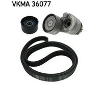 Multi-ribbed V-belt kit VKMA 36077 SKF for RENAULT OPEL NISSAN